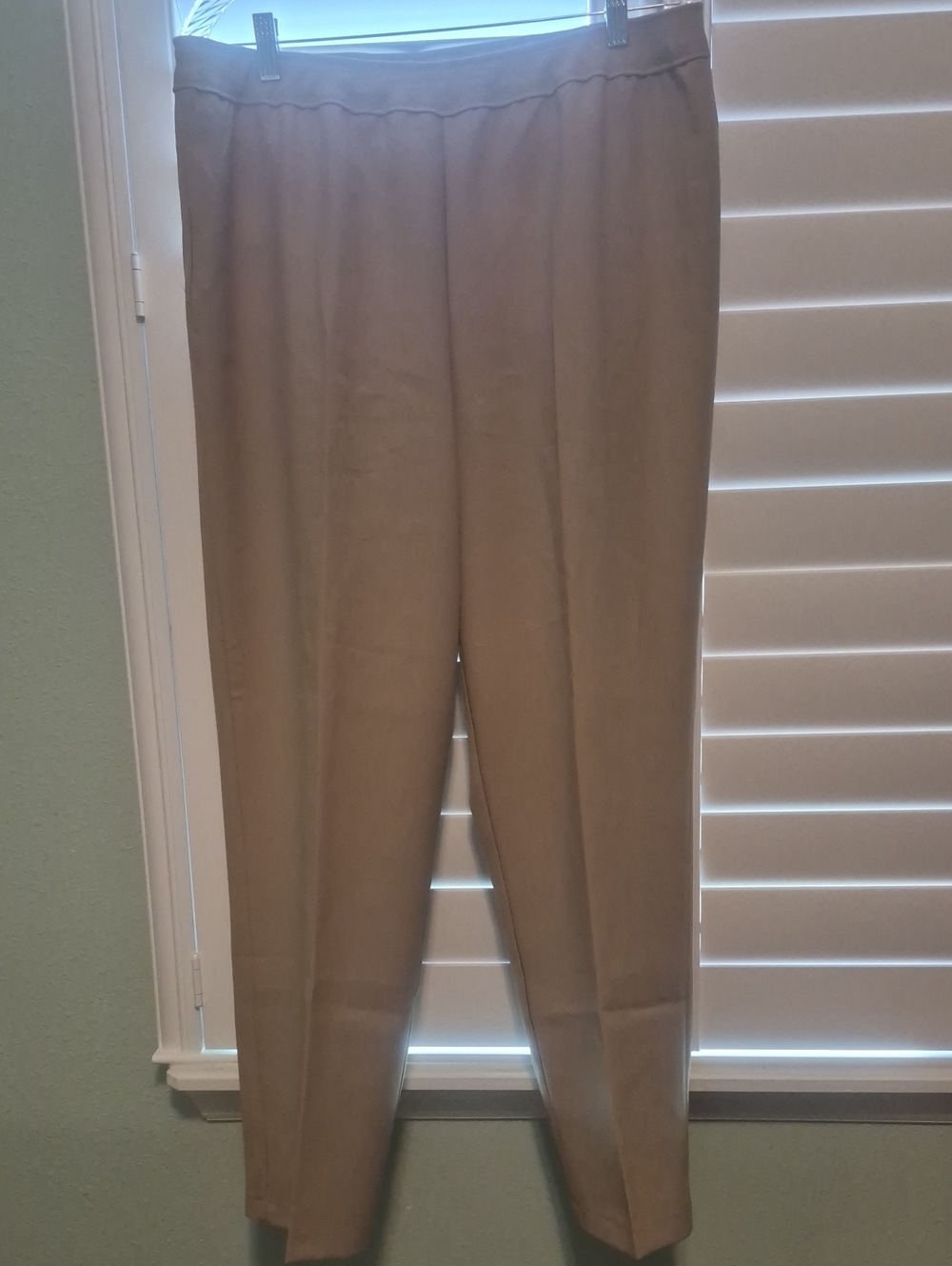 Classic Women's Beige Ponte Pants